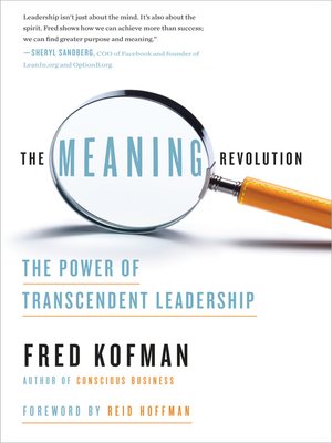 cover image of The Meaning Revolution